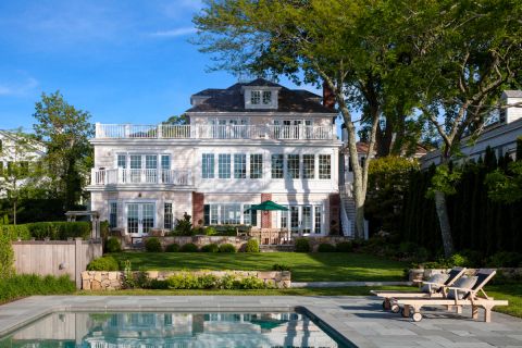 Pool, Patio, Harborfront Side of House, Enlarge the Photo to View the Pool
